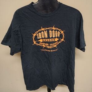 Gildan Ultra Cotton Men's XL Iron Door Saloon Groveland California T-shirt